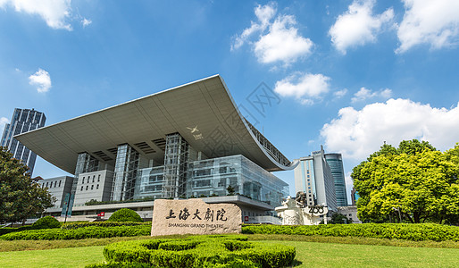 上海大剧院背景