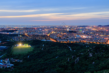 家夜璀璨城市背景