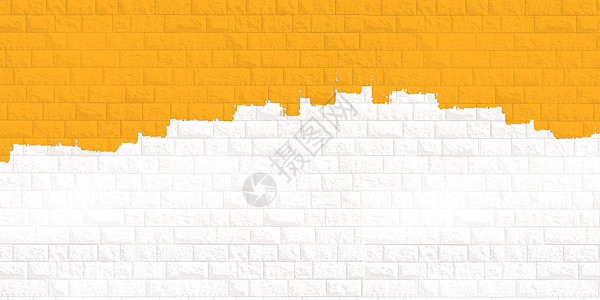 墙体背景 设计黄白色高清图片