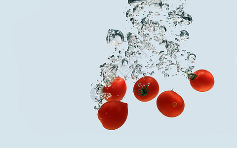 水洗小番茄背景图片