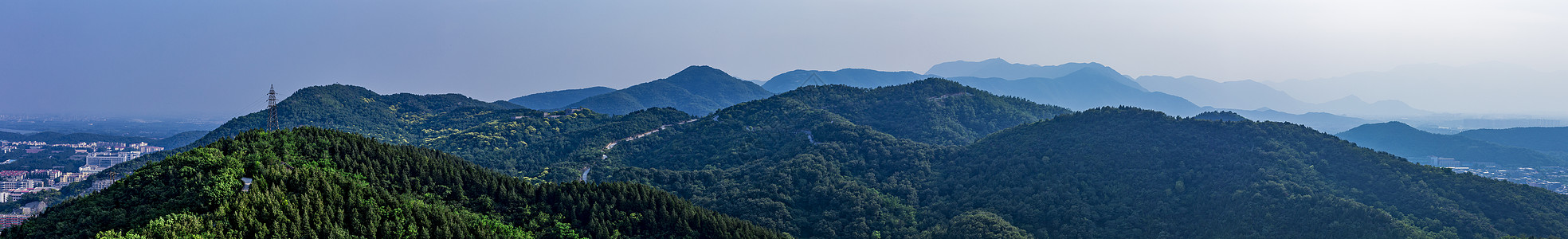 贵州美景百望山的美景背景