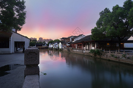 苏州水乡《姑苏水街》背景