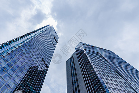 上海浦西大气商务大楼建筑背景图片