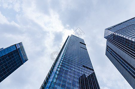 上海浦西大气商务大楼建筑高清图片