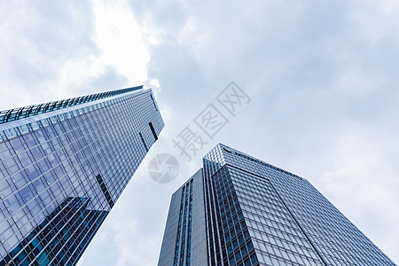 上海浦西大气商务大楼建筑背景图片