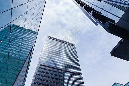 上海浦西大气商务大楼建筑背景图片