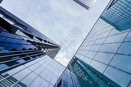 科技城市上海上海浦西大气商务大楼建筑背景