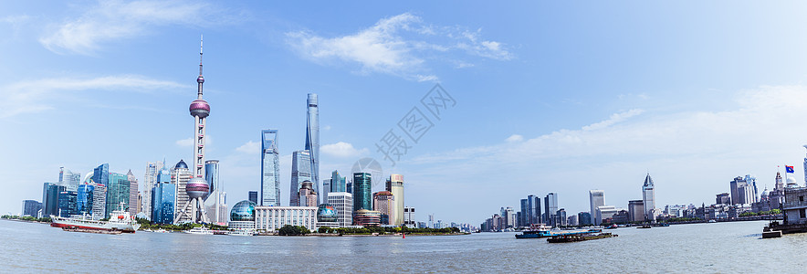 陆家嘴建筑群上海地标性建筑群陆家嘴背景