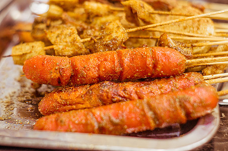龙虾图片夏天-龙虾与烧烤的味道背景
