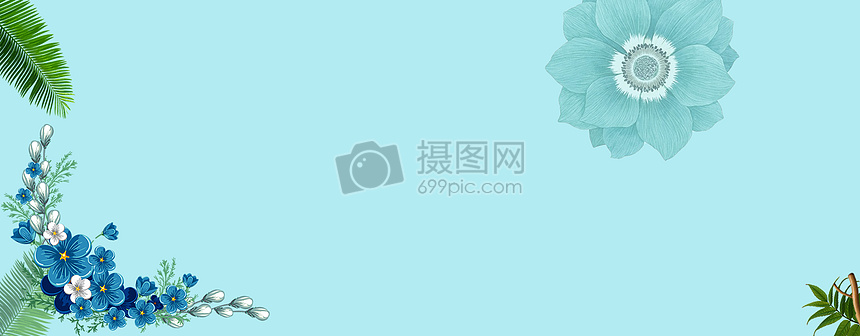 清新banner背景图片