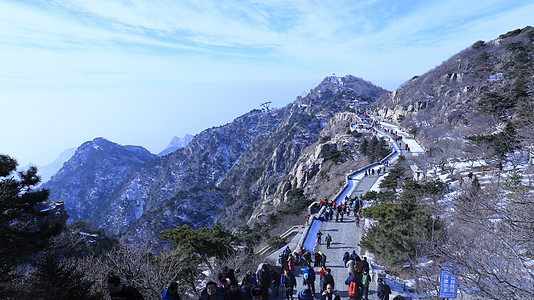 泰山景区泰山背景