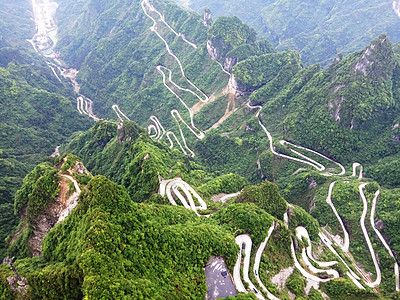 张家界盘山公路图片