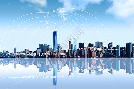 城市科技 无线电波高清图片