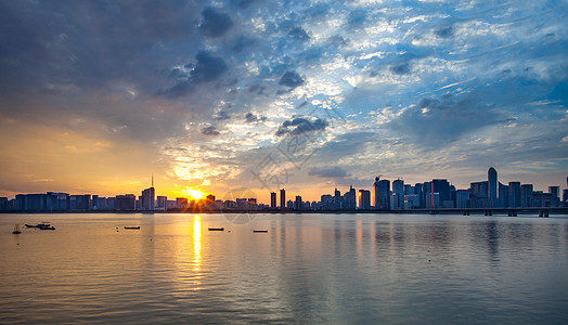 钱塘江大桥钱塘江风光背景