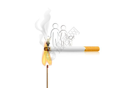 吸烟有害健康背景图片