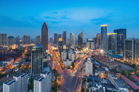 小白楼夜景城市夜景小白楼高清图片