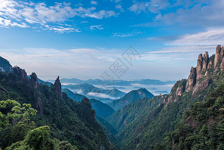 江西三清山江西上饶三清山风光背景