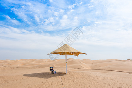 鄂尔多斯内蒙古响沙湾沙漠风光背景