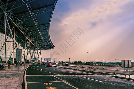 天津建筑素材天津机场背景