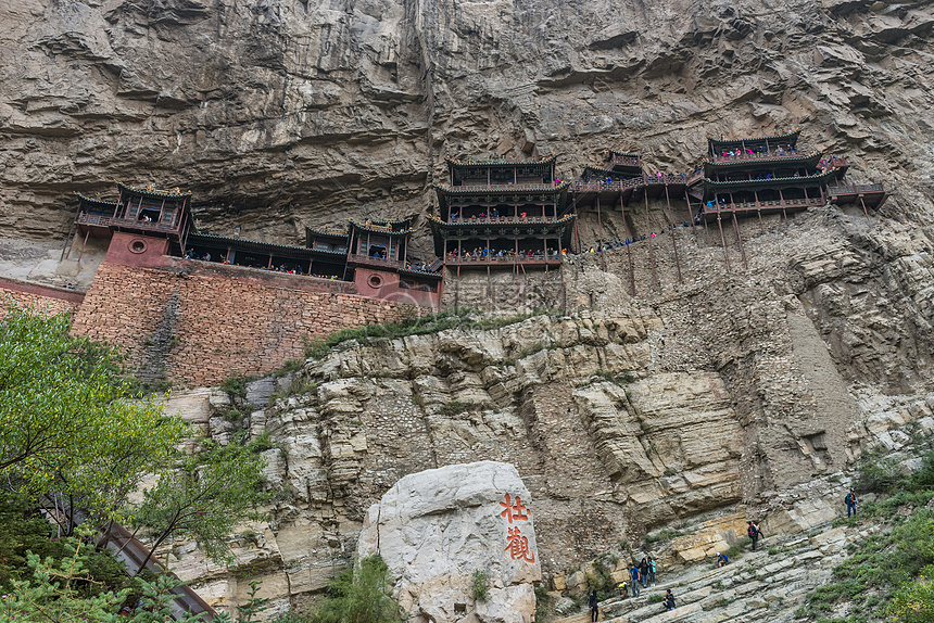 恒山悬空寺图片