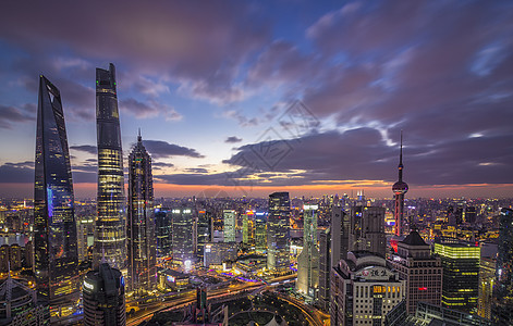 夜晚的房子陆家嘴全景背景