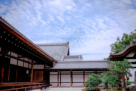 请安静日本寺庙内景背景