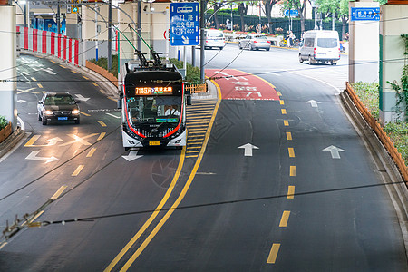 道路马路公交运输图片