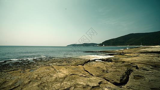 清澈海水亚龙湾背景