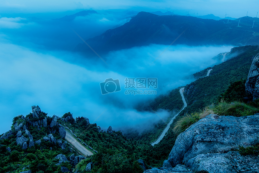 括苍山云海图片