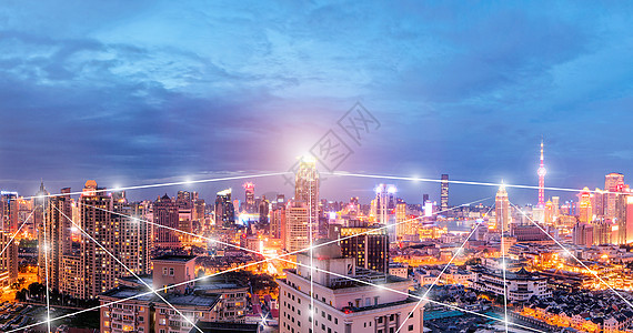深圳建筑城市线条科技设计图片