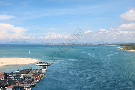 海南夏日风景背景