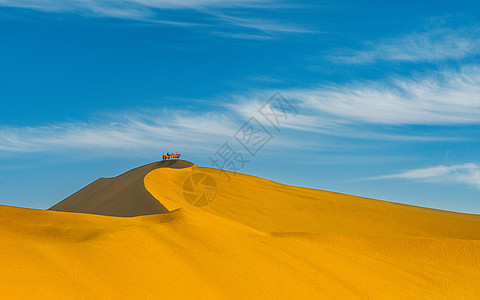 庐山风景金色的沙漠背景