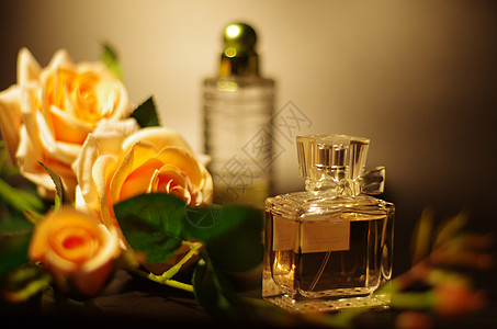 香水玫瑰香水拍摄高清图片