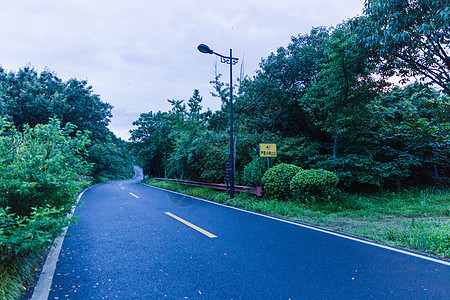 大气美丽风景区傍晚公路背景图片