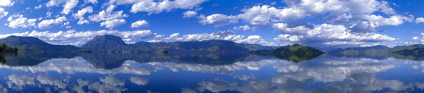 vr全景风景泸沽湖背景