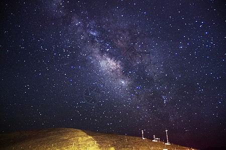 夏日星空图片