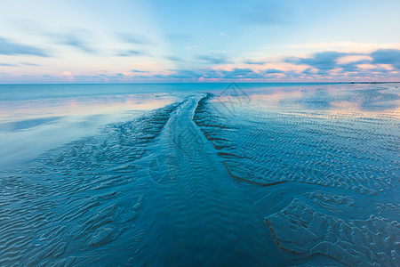 清新海洋沙滩上的纹理背景