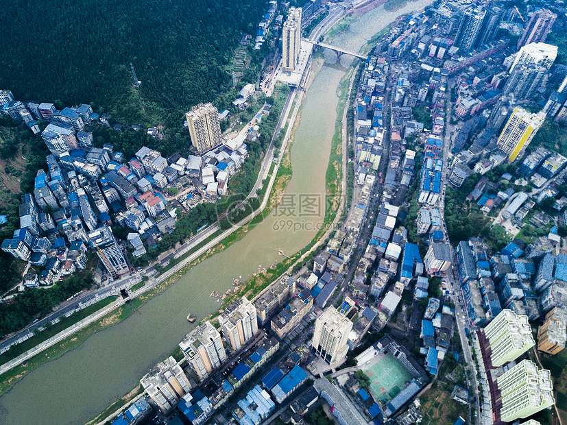 标签: 通江风景航拍建筑四川城市俯拍航拍城市图片航拍城市图片免费