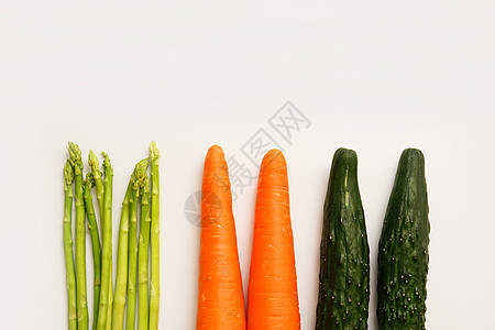 七彩线条蔬菜组合素材背景