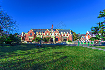 新西兰地图新西兰林肯大学图书馆背景