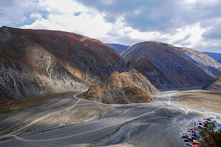 险峻的山谷高山峡谷高清图片