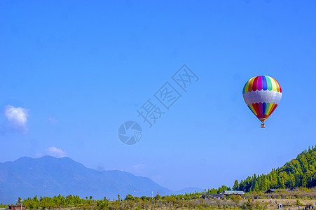 火山热气球高空热气球高清图片