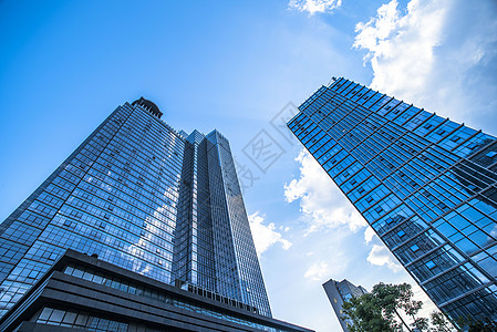 公司内景城市高楼大厦背景