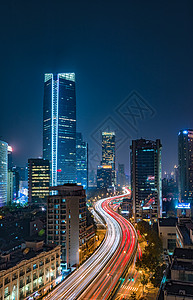 夜景酒店素材城市脉络背景