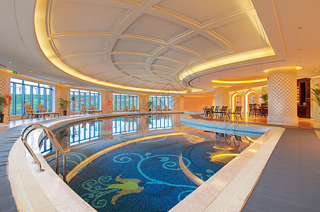 酒店游泳池宾馆高清图片素材