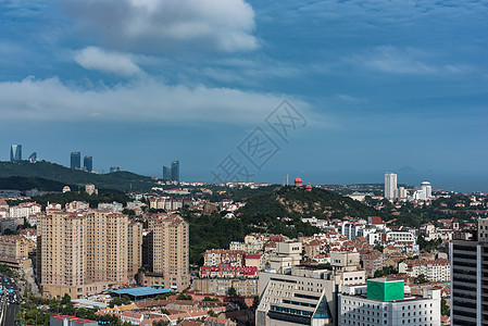 青岛信号山公园背景图片