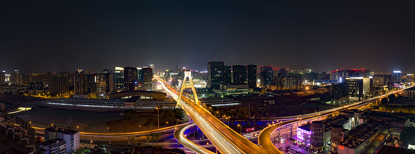 皇后大道成都天府大道夜景背景