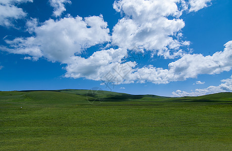 公益书签素材蓝天草原白云素材背景