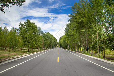 西藏道路风光小景特写图片