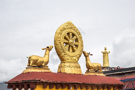 西藏大昭寺西藏拉萨大昭寺风光背景